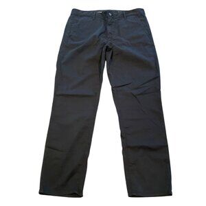 AG Payton Classic Chino Crop Pant Men's 32x28 Trouser Black Stretch Minimalist